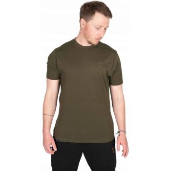 KOSZULKA T-SHIRT FOX LARGE PRINT KHAKI ROZMIAR XXL