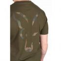KOSZULKA T-SHIRT FOX LARGE PRINT KHAKI ROZMIAR XXL