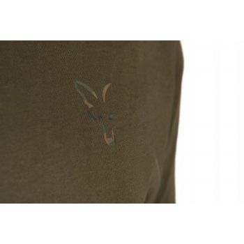 KOSZULKA T-SHIRT FOX LARGE PRINT KHAKI ROZMIAR XXL