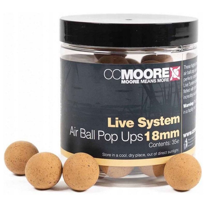 KULKI CC MOORE LIVE SYSTEM AIR BALL POP UPS 18mm KULKI CC MOORE LIVE SYSTEM AIR BALL POP UPS 18mm