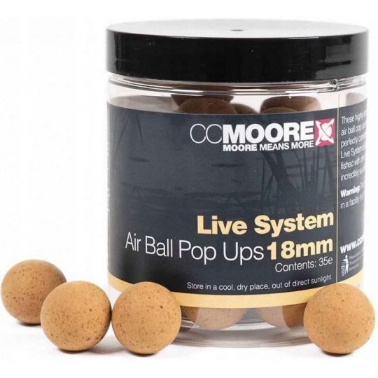 KULKI CC MOORE LIVE SYSTEM AIR BALL POP UPS 18mm KULKI CC MOORE LIVE SYSTEM AIR BALL POP UPS 18mm