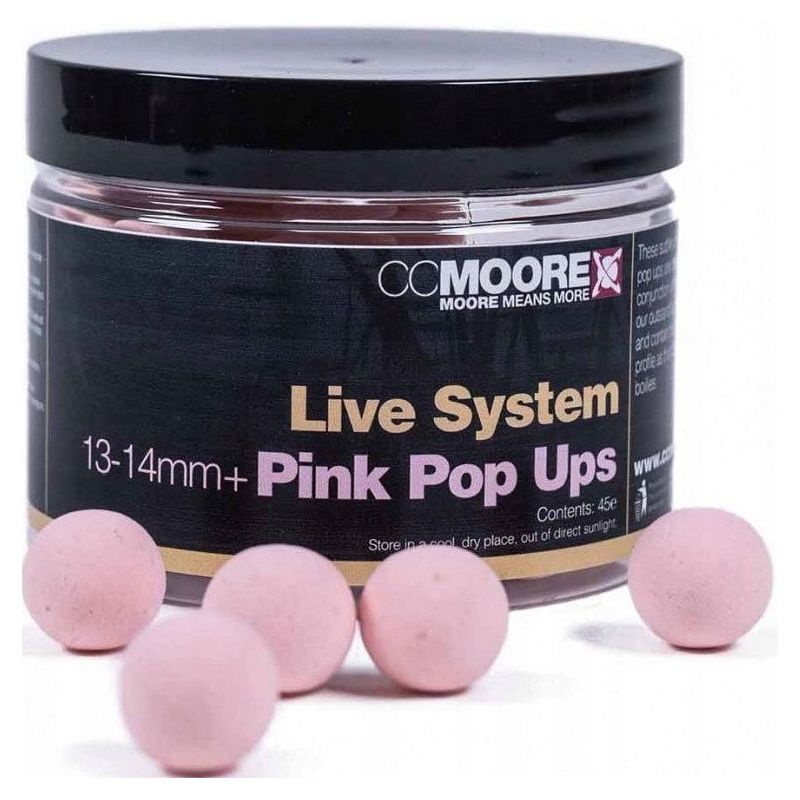KULKI CC MOORE LIVE SYSTEM PINK POP UPS 13-14mm KULKI CC MOORE LIVE SYSTEM PINK POP UPS 13-14mm