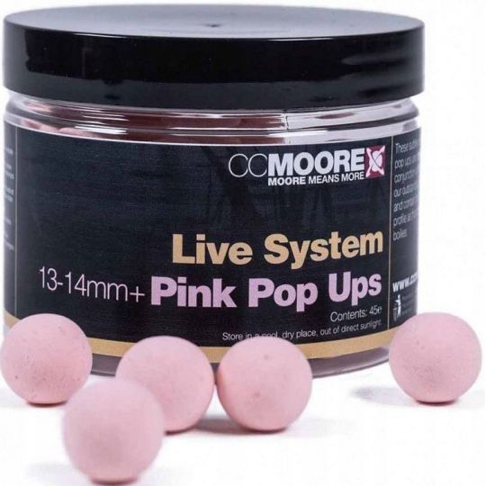 KULKI CC MOORE LIVE SYSTEM PINK POP UPS 13-14mm KULKI CC MOORE LIVE SYSTEM PINK POP UPS 13-14mm