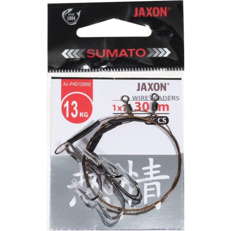 PRZYPON JAXON SUMATO ŻYWCOWY 30cm 13kg KOTWICA 04 PRZYPON JAXON SUMATO ŻYWCOWY 30cm 13kg KOTWICA 04