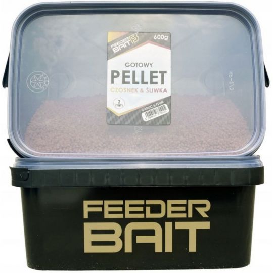 PELLET FEEDER BAIT GOTOWY 2mm WIADRO ŚLIWKA CZOSNE PELLET FEEDER BAIT GOTOWY 2mm WIADRO ŚLIWKA CZOSNE
