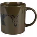 KUBEK FOX GREEN AND BLACK LOGO CERAMIC 350ml
