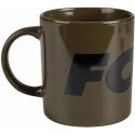 KUBEK FOX GREEN AND BLACK LOGO CERAMIC 350ml