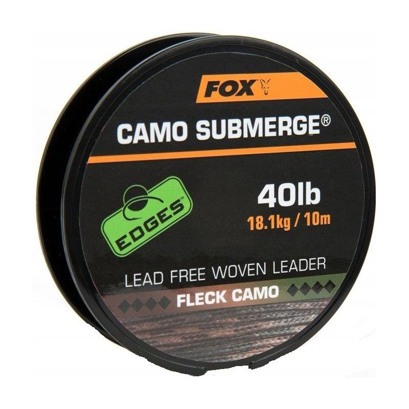 PLECIONKA PRZYPONOWA FOX SUBMERGED CAMO 40lb 10m PLECIONKA PRZYPONOWA FOX SUBMERGED CAMO 40lb 10m