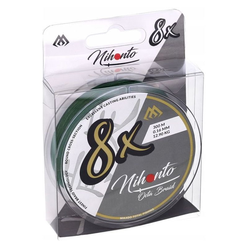 PLECIONKA NIHONTO OCTA BRAID 300m GREEN 0,35mm PLECIONKA NIHONTO OCTA BRAID 300m GREEN 0,35mm