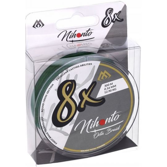 PLECIONKA NIHONTO OCTA BRAID 300m GREEN 0,35mm PLECIONKA NIHONTO OCTA BRAID 300m GREEN 0,35mm