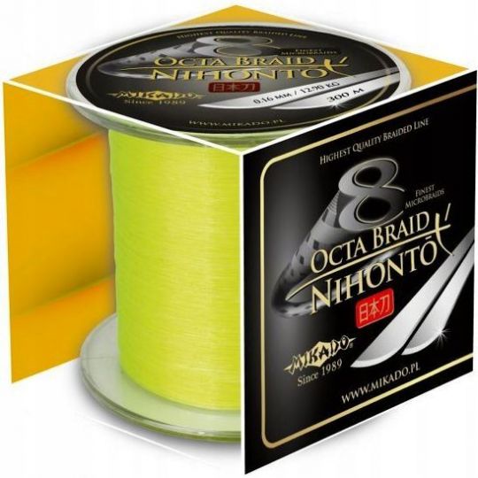 PLECIONKA MIKADO NIHONTO OCTA FLUO 300m 0,26mm PLECIONKA MIKADO NIHONTO OCTA FLUO 300m 0,26mm