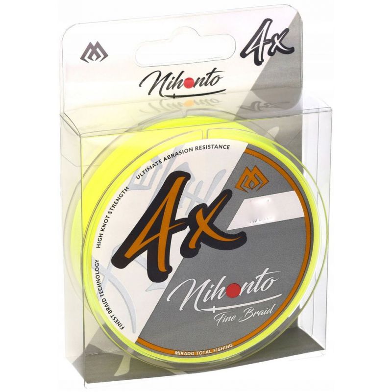 PLECIONKA NIHONTO FINE BRAID FLUO 0,25mm 150m PLECIONKA NIHONTO FINE BRAID FLUO 0,25mm 150m