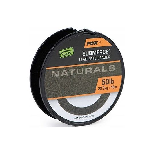 MATERIAŁ PRZYPONOWY FOX NATURALS SUBMERGE 10m 50lb MATERIAŁ PRZYPONOWY FOX NATURALS SUBMERGE 10m 50lb