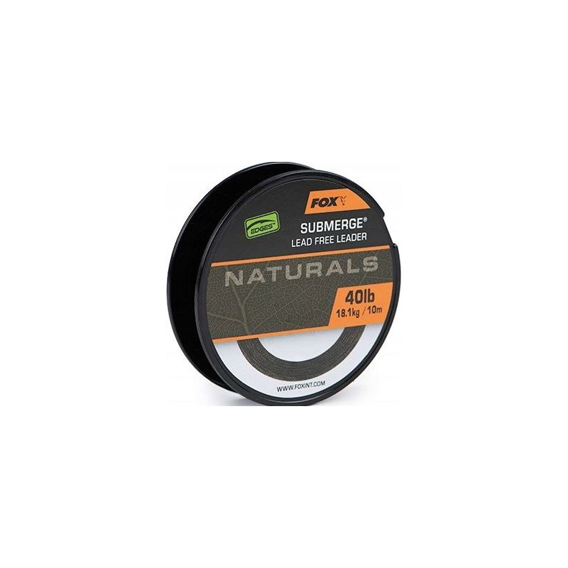 MATERIAŁ PRZYPONOWY FOX NATURALS SUBMERGE 10m 40lb MATERIAŁ PRZYPONOWY FOX NATURALS SUBMERGE 10m 40lb