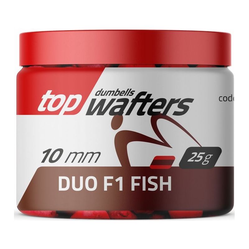 DUMBELLS MATCH PRO TOP WAFTERS DUO FISH F1 10mm 25 DUMBELLS MATCH PRO TOP WAFTERS DUO FISH F1 10mm 25