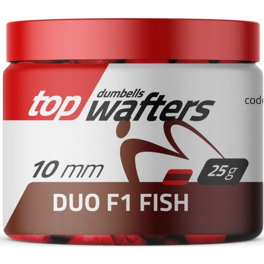 DUMBELLS MATCH PRO TOP WAFTERS DUO FISH F1 10mm 25 DUMBELLS MATCH PRO TOP WAFTERS DUO FISH F1 10mm 25