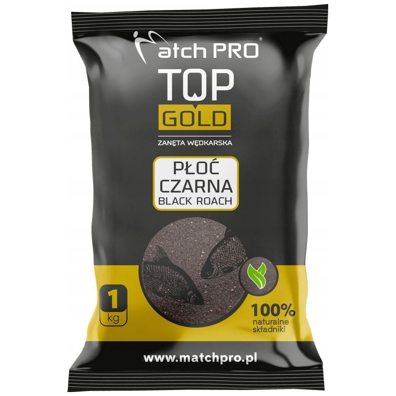 ZANĘTA MATCH PRO TOP GOLD PŁOĆ CZARNA 1kg