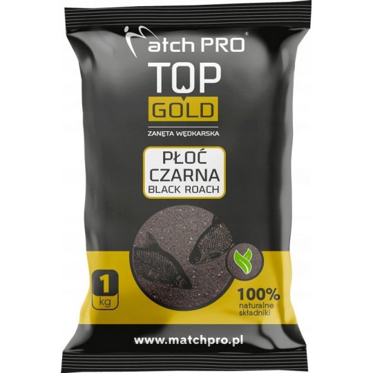 ZANĘTA MATCH PRO TOP GOLD PŁOĆ CZARNA 1kg