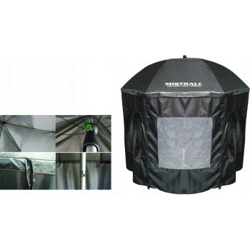 PARASOL WĘDKARSKI MISTRALL 2,50m 3 OKNA MOSKITIERA