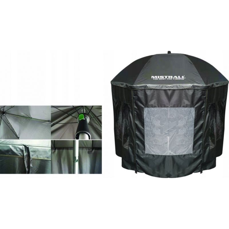 PARASOL WĘDKARSKI MISTRALL 2,50m 3 OKNA MOSKITIERA PARASOL WĘDKARSKI MISTRALL 2,50m 3 OKNA MOSKITIERA