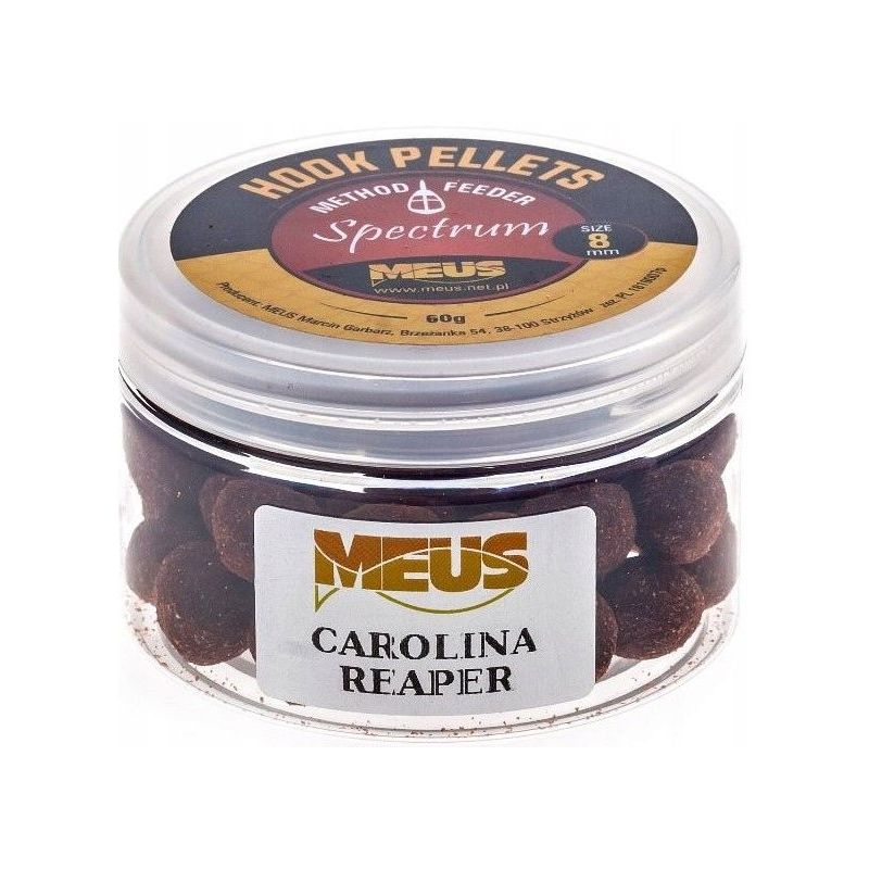 PELLET MEUS SPECTRUM 8mm NA WŁOS HOOK 60g CAROLINA PELLET MEUS SPECTRUM 8mm NA WŁOS HOOK 60g CAROLINA