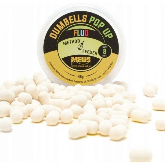 DUMBELLS MEUS FLUO POP UP 8mm 45g SKISŁE MASŁO DUMBELLS MEUS FLUO POP UP 8mm 45g SKISŁE MASŁO