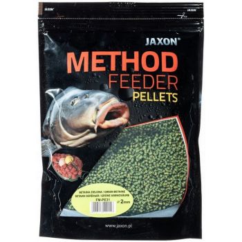 PELLET JAXON METHOD FEEDER 2mm 500g BETAINA ZIELON