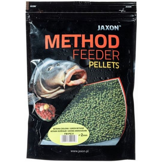 PELLET JAXON METHOD FEEDER 2mm 500g BETAINA ZIELON PELLET JAXON METHOD FEEDER 2mm 500g BETAINA ZIELON