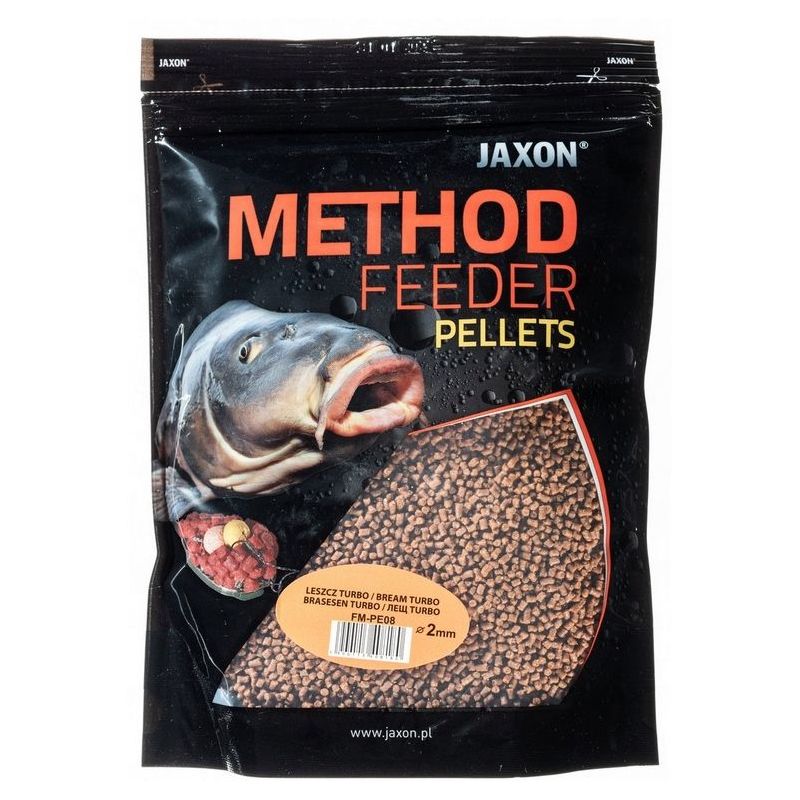 PELLET JAXON METHOD FEEDER 2mm 500g LESZCZ TURBO PELLET JAXON METHOD FEEDER 2mm 500g LESZCZ TURBO