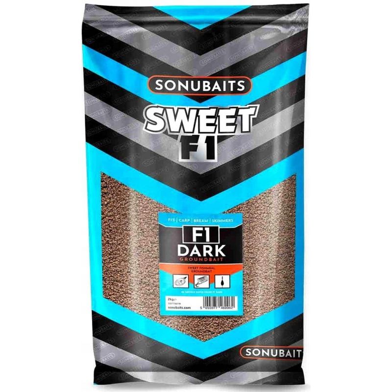 ZANĘTA SONUBAITS F1 DARK GROUNDBAIT 2kg ZANĘTA SONUBAITS F1 DARK GROUNDBAIT 2kg