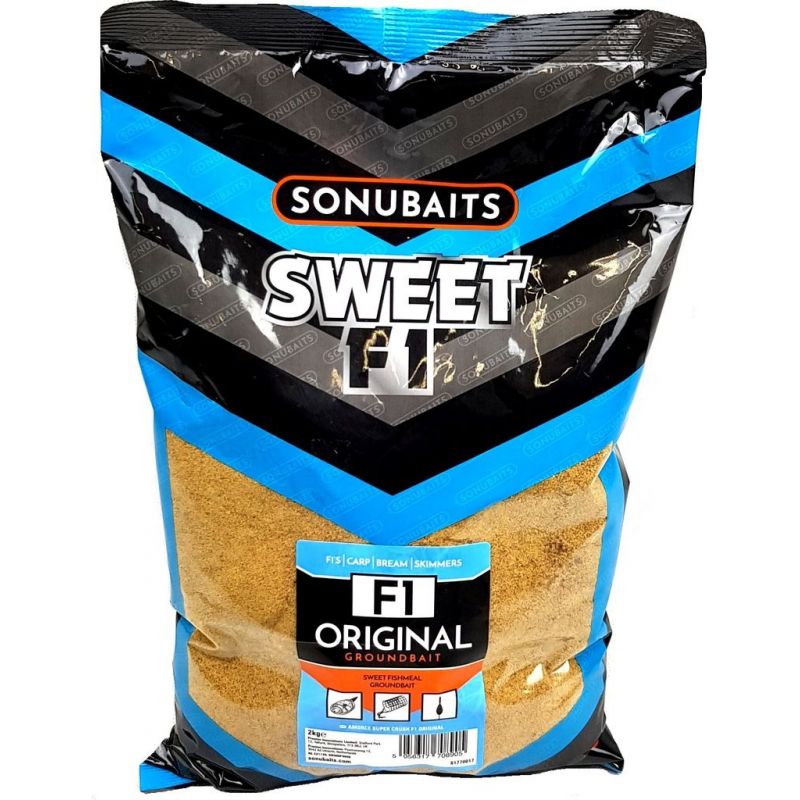 ZANĘTA SONUBAITS F1 SWEET GROUNDBAIT JASNA 2kg ZANĘTA SONUBAITS F1 SWEET GROUNDBAIT JASNA 2kg