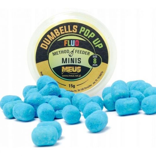 DUMBELLS MEUS FLUO POP UP 8mm MINIS HALIBUT DUMBELLS MEUS FLUO POP UP 8mm MINIS HALIBUT