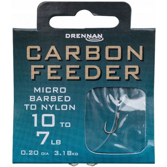PRZYPONY DRENNAN GOTOWE CARBON FEEDER 0.14mm 18 PRZYPONY DRENNAN GOTOWE CARBON FEEDER 0.14mm 18