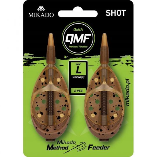 KOSZYCZEKI MIKADO METHOD FEEDER SHORT Q.M.F L 60g KOSZYCZEKI MIKADO METHOD FEEDER SHORT Q.M.F L 60g