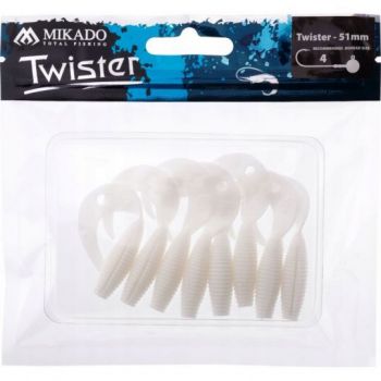 GUMA MIKADO PRZYNĘTA TWISTER 51mm 1.5g WH 1szt
