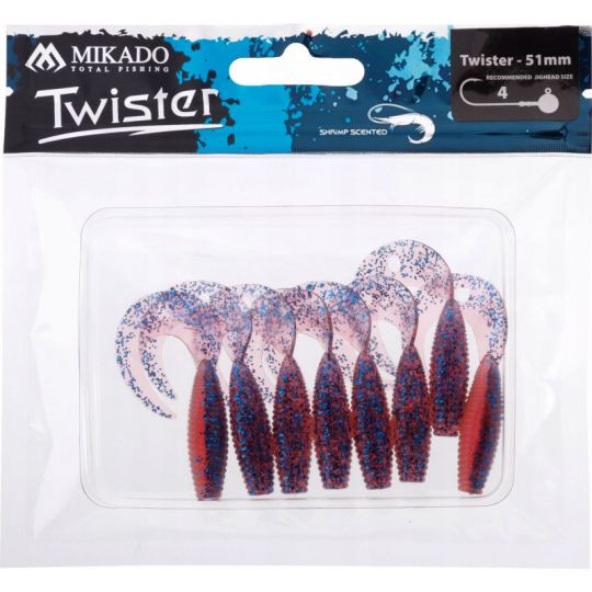 GUMA MIKADO PRZYNĘTA TWISTER 51mm 1.5g VI 1szt GUMA MIKADO PRZYNĘTA TWISTER 51mm 1.5g VI 1szt