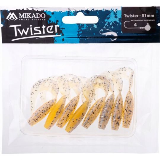 GUMA MIKADO PRZYNĘTA TWISTER 51mm 1.5g SC 1szt GUMA MIKADO PRZYNĘTA TWISTER 51mm 1.5g SC 1szt