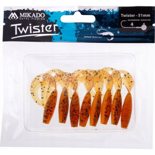 GUMA MIKADO PRZYNĘTA TWISTER 51mm 1.5g OP 1szt GUMA MIKADO PRZYNĘTA TWISTER 51mm 1.5g OP 1szt