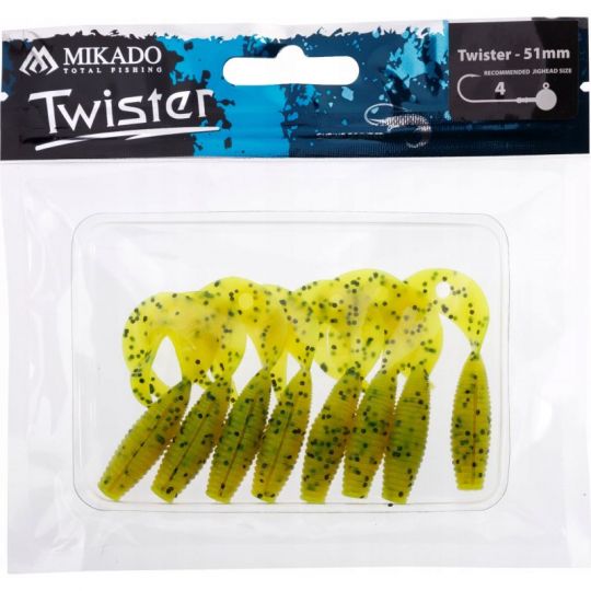 GUMA MIKADO PRZYNĘTA TWISTER 51mm 1.5g CP 1szt GUMA MIKADO PRZYNĘTA TWISTER 51mm 1.5g CP 1szt