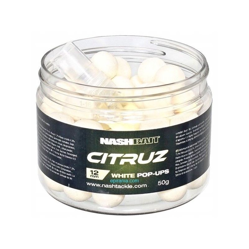 KULKI NASH CITRUZ WHITE POP UP + DIP 20mm 75g KULKI NASH CITRUZ WHITE POP UP + DIP 20mm 75g