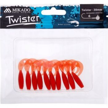 GUMA MIKADO PRZYNĘTA TWISTER 38mm 0.6g RE 10szt