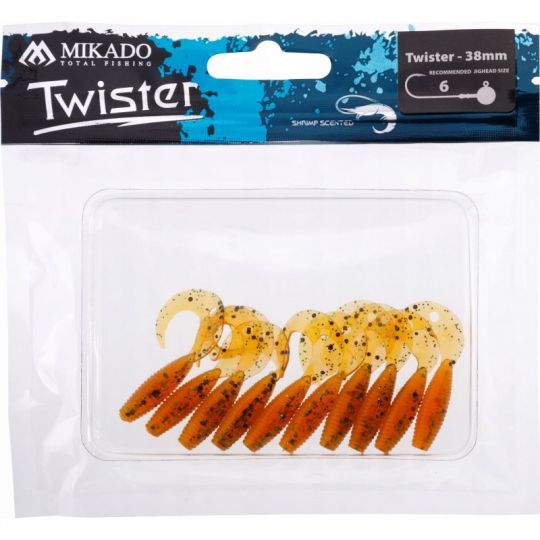 GUMA MIKADO PRZYNĘTA TWISTER 38mm 0.6g OP 1szt GUMA MIKADO PRZYNĘTA TWISTER 38mm 0.6g OP 1szt