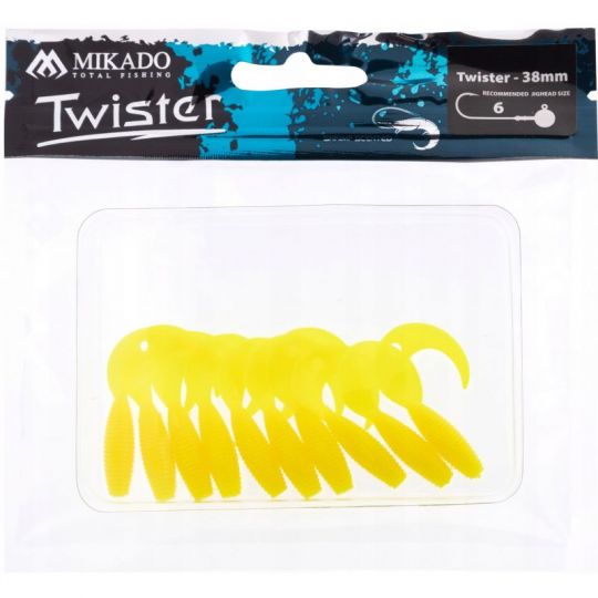 GUMA MIKADO PRZYNĘTA TWISTER 38mm 0.6g LE 10szt GUMA MIKADO PRZYNĘTA TWISTER 38mm 0.6g LE 10szt
