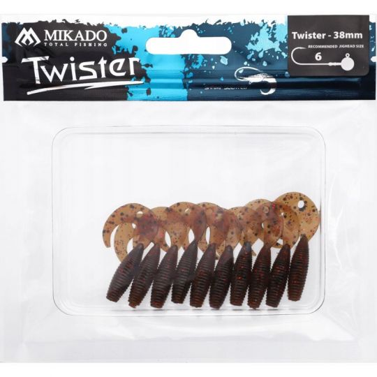 GUMA MIKADO PRZYNĘTA TWISTER 38mm 0.6g BP 1szt GUMA MIKADO PRZYNĘTA TWISTER 38mm 0.6g BP 1szt