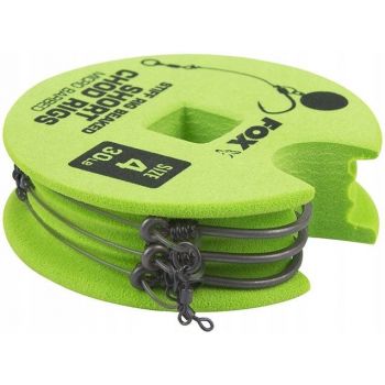PRZYPON FOX Z HAKIEM STIFFCHOD RIG 30lb SIZE 4