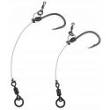 PRZYPON FOX Z HAKIEM STIFFCHOD RIG 30lb SIZE 4