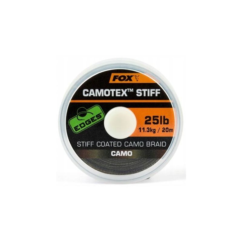 PLECIONKA FOX CAMOTEX STIFF 25lb 20m PLECIONKA FOX CAMOTEX STIFF 25lb 20m