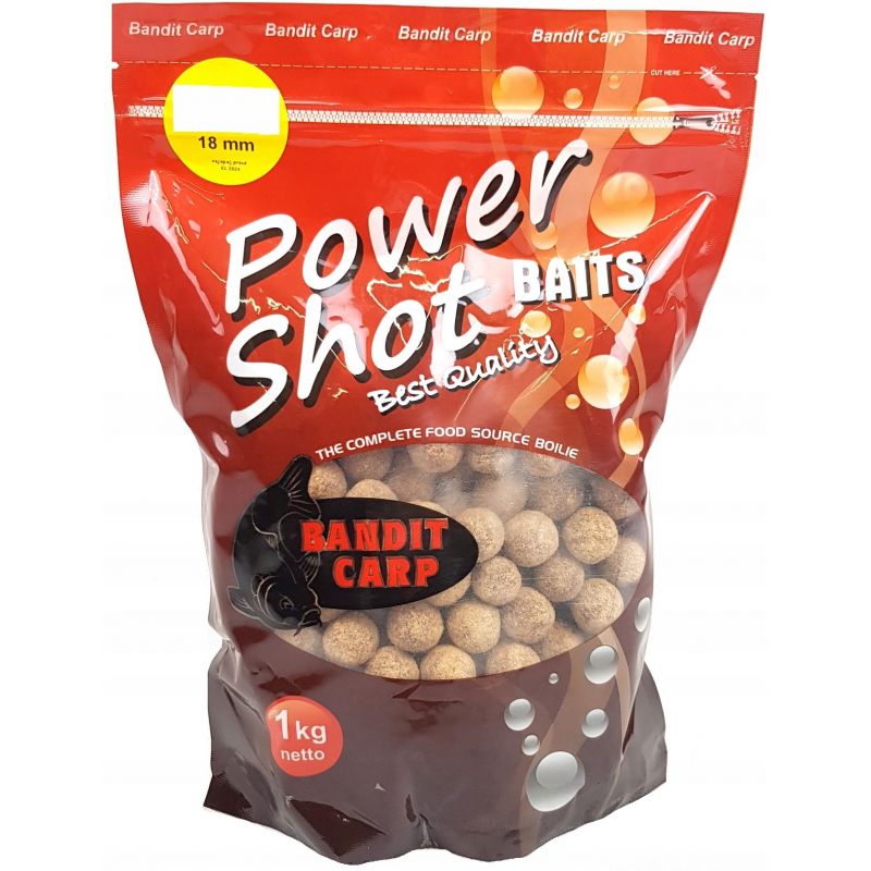 KULKI BANDIT CARP POWER SHOT BAITS 1KG KIEŁBASA PI KULKI BANDIT CARP POWER SHOT BAITS 1KG KIEŁBASA PI