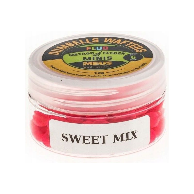 DUMBELLS MEUS WAFTERS FLUO 6mm SWEET MIX DUMBELLS MEUS WAFTERS FLUO 6mm SWEET MIX