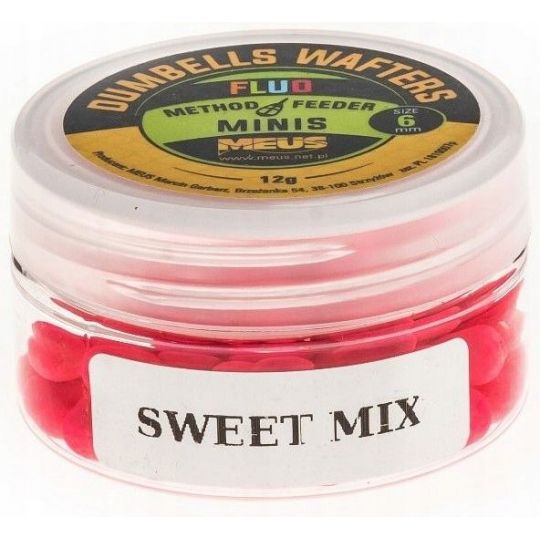 DUMBELLS MEUS WAFTERS FLUO 6mm SWEET MIX DUMBELLS MEUS WAFTERS FLUO 6mm SWEET MIX